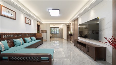 14.5w打造新中式風格的家120m² | 麗爾曼頓全房全屋定制