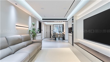 18.6w打造現代奶油風格的家133m² | 麗爾曼頓全房全屋定制